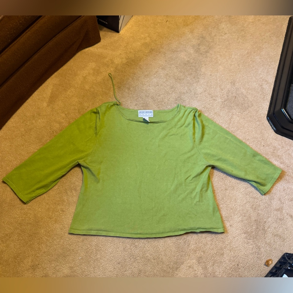 Jessica Howard Lime Green Top